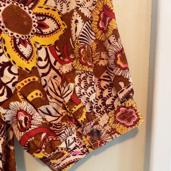 Anthropoligie Raw Hem Floral Dress - Picture 6 of 7